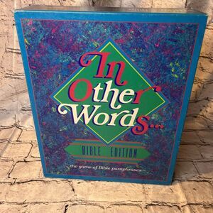 In Other Words Bible Edition Board Game Rainfall 1992 Christian